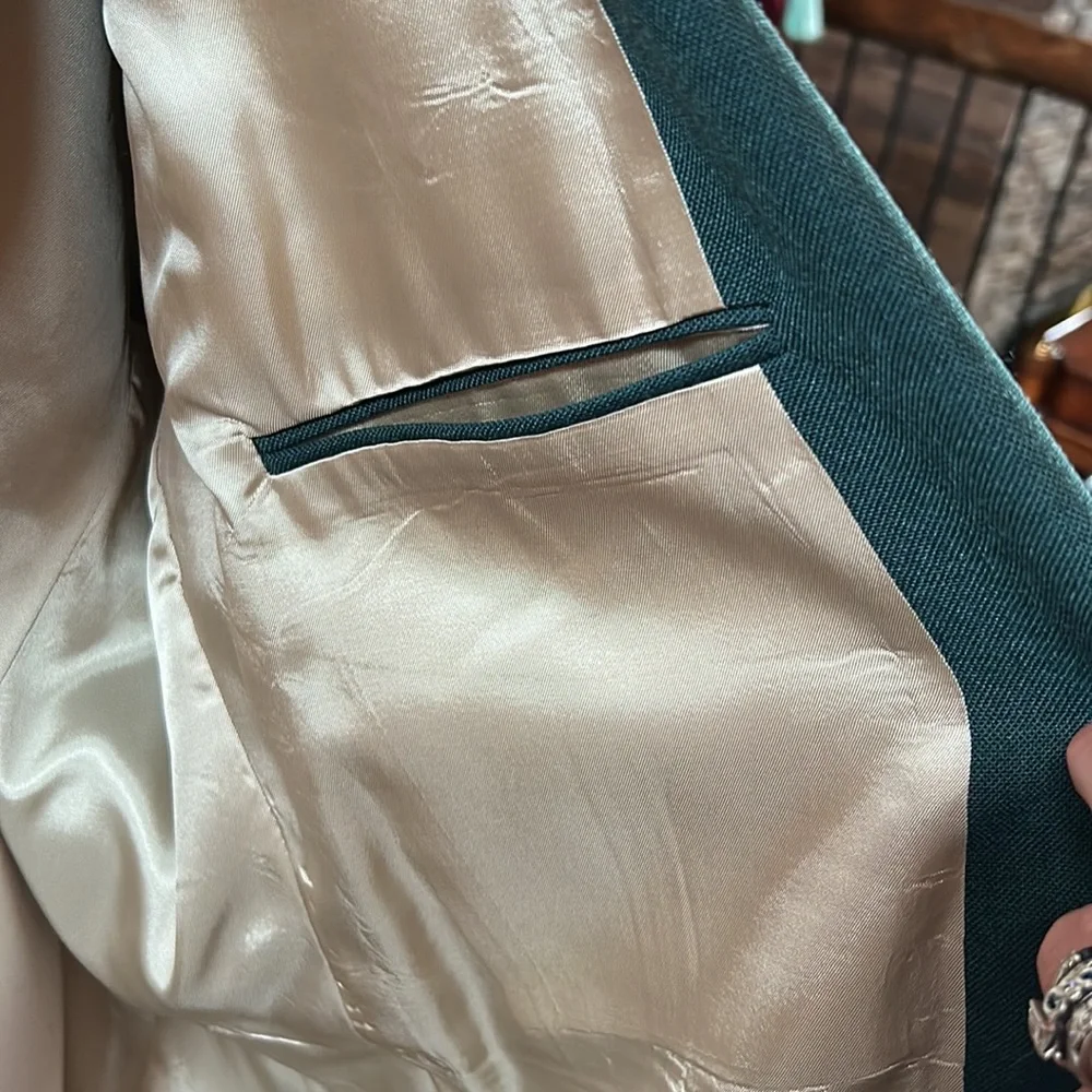 Men’s vintage Churchill Downs green wool blazer by Dawahares. Kentucky Derby 🐎 - Picture 6 of 11